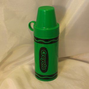 Crayola thermos VINTAGE green